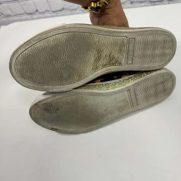 GUESS Elbinah Leopard Low-Top Sneakers - Picture 5 of 6